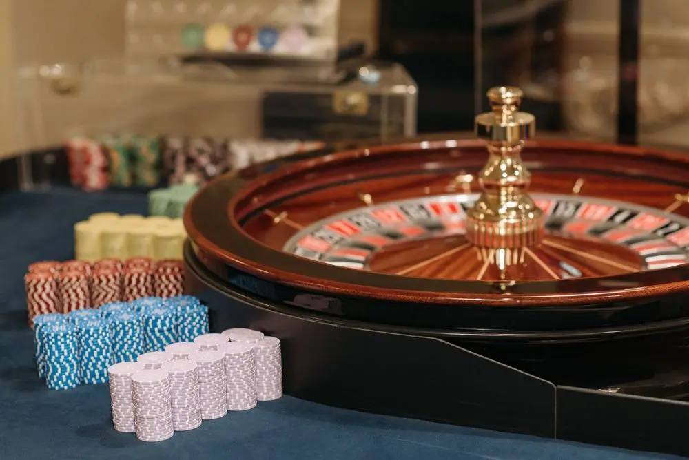 Casino Chips Close-up