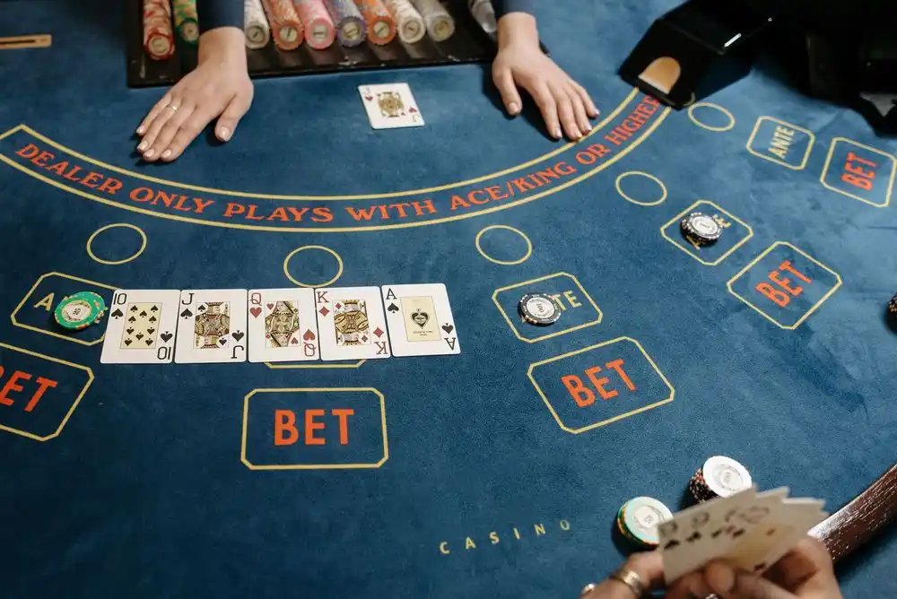 Casino Amenities and Card Display